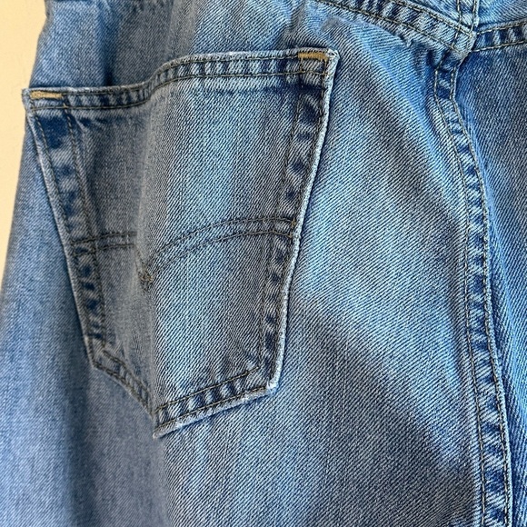Levi’s 505 Classic Blue Medium Wash Straight Leg Denim Jeans Sz 33x30 - Picture 11 of 15